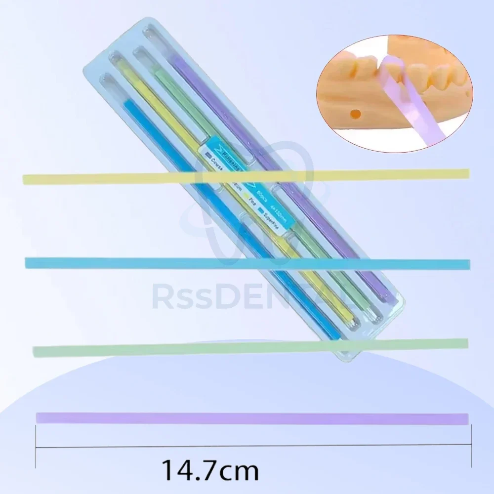 60Pcs/box Polishing Strip Dental Resin Polishing Strip Teeth Grinding Smooth Materials 4Mm*150Mm Dentist Tool
