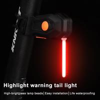 Bicycle Taillights Heart Shape Bike Indicator Rear Flowing 4 Light Color Tail Lamp Navigation O1D0