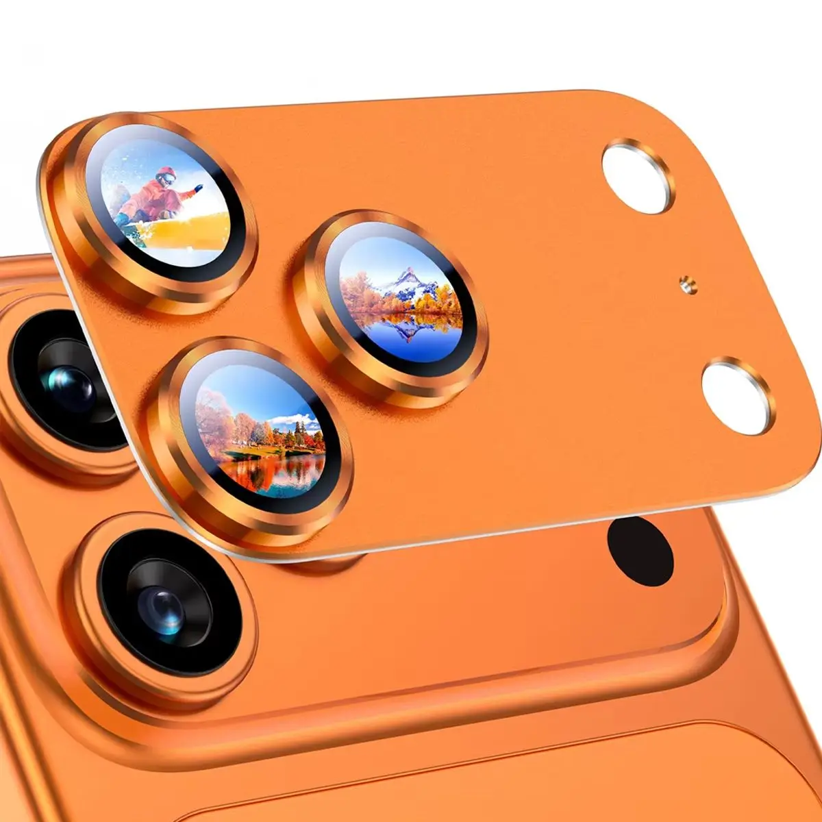 Kameraschutz aus gehärtetem Metall für iPhone 17 Pro Max. Objektivschutz für iPhone 17 Pro Air Phone Objektivabdeckung Zubehör