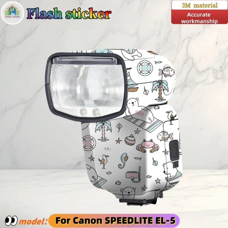 

For Canon SPEEDLITE EL-5 Flash sticker, DIY skin,Precision tailoring wear-resistant protective film