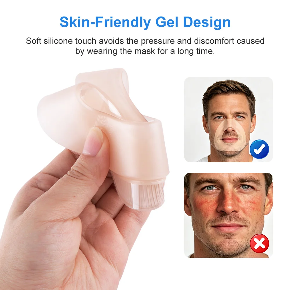 1/2/3/4pcs Nasal Mask Liners Nose Protection Pads for CPAP Mask Sleep Apnea Masks Accessory Comfortable Guard Sleep Mask Liners view 4