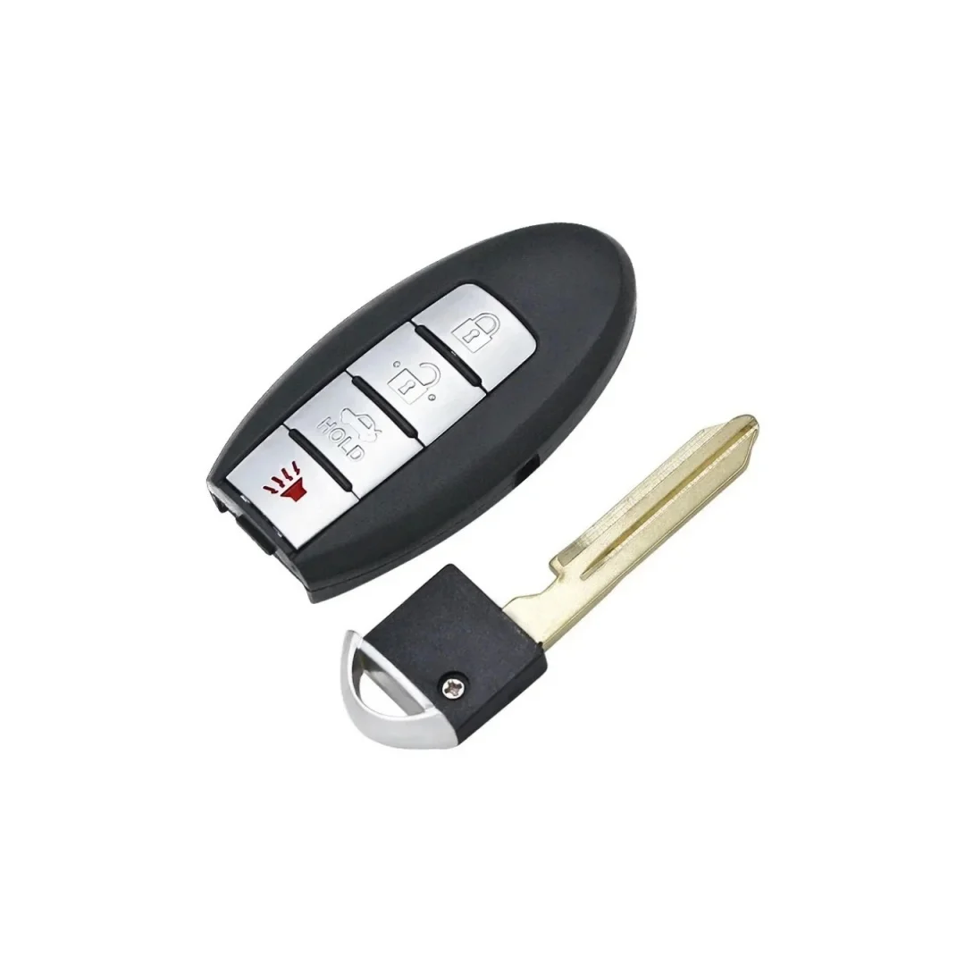 2 stks, Xhorse XSNIS2EN N.I.S Stijl 4 Knop VVDI2 MINI Tool Max Pro Universele Smart Key Proximity Functie voor Nissan Autosleutels