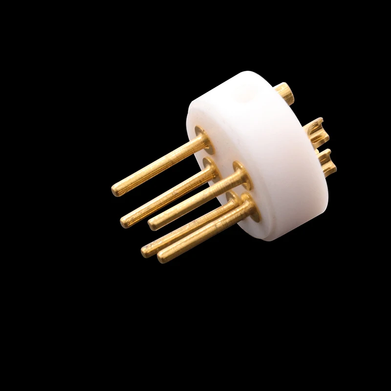EIZZ maschio 5pin DIN connettore LP giradischi registratore Tonearm Plug Vinyl Jack 24k placcato oro rame PTFE isolante 1 pz