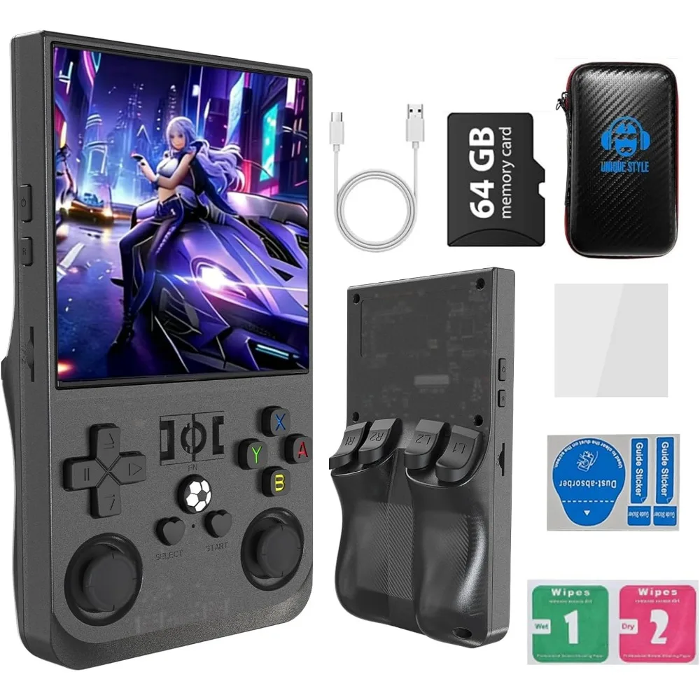 Portable Retro Game Console with 64GB Storage