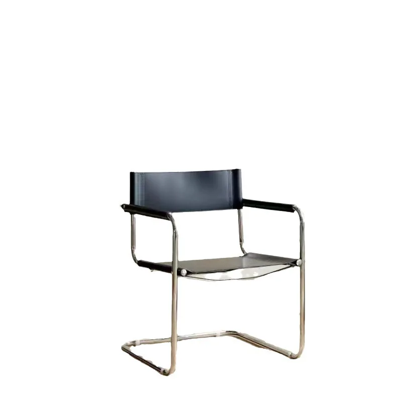 Indoor Nordic armchair, saddle back bow chair, simple style, comfortable and casual