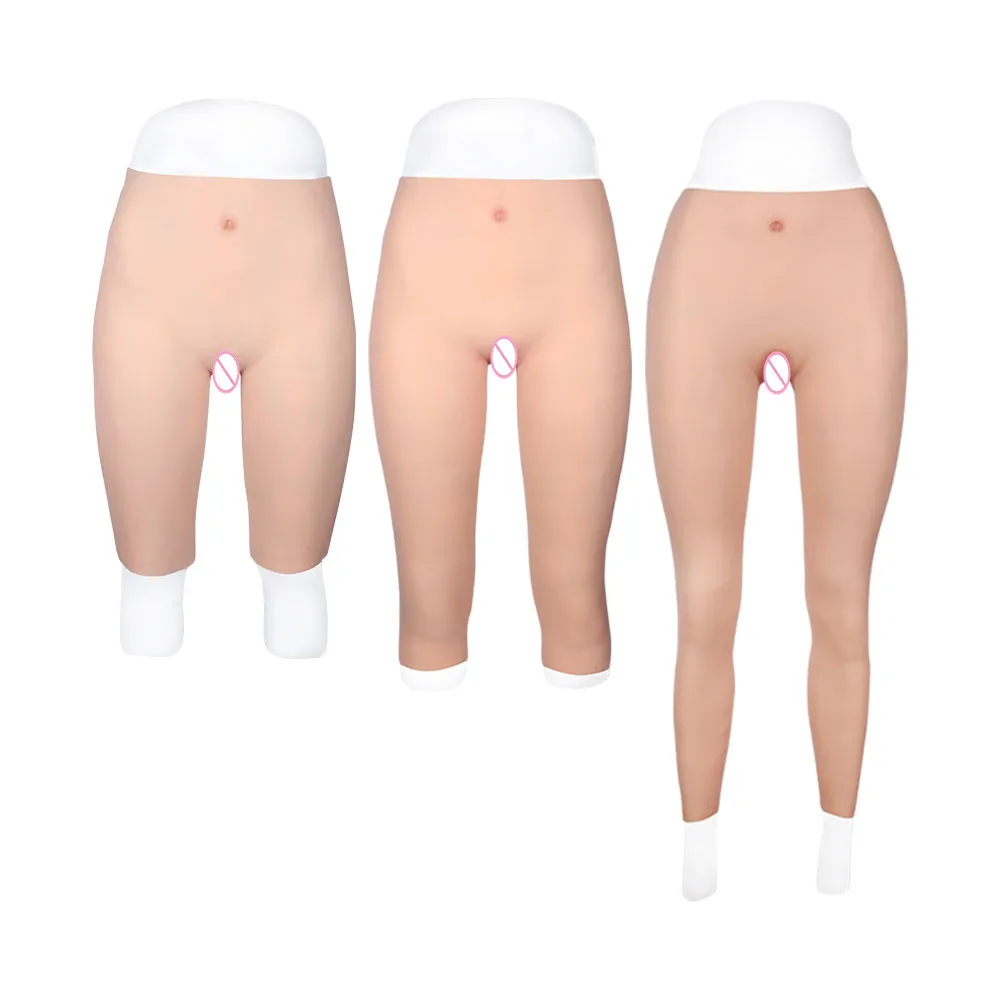 Fake Vagina Silicone For Men Pants Crossdressing Transgender Sissy Shemale Cosplay False Pussy Hide Penis Labia Buttocks Enhance