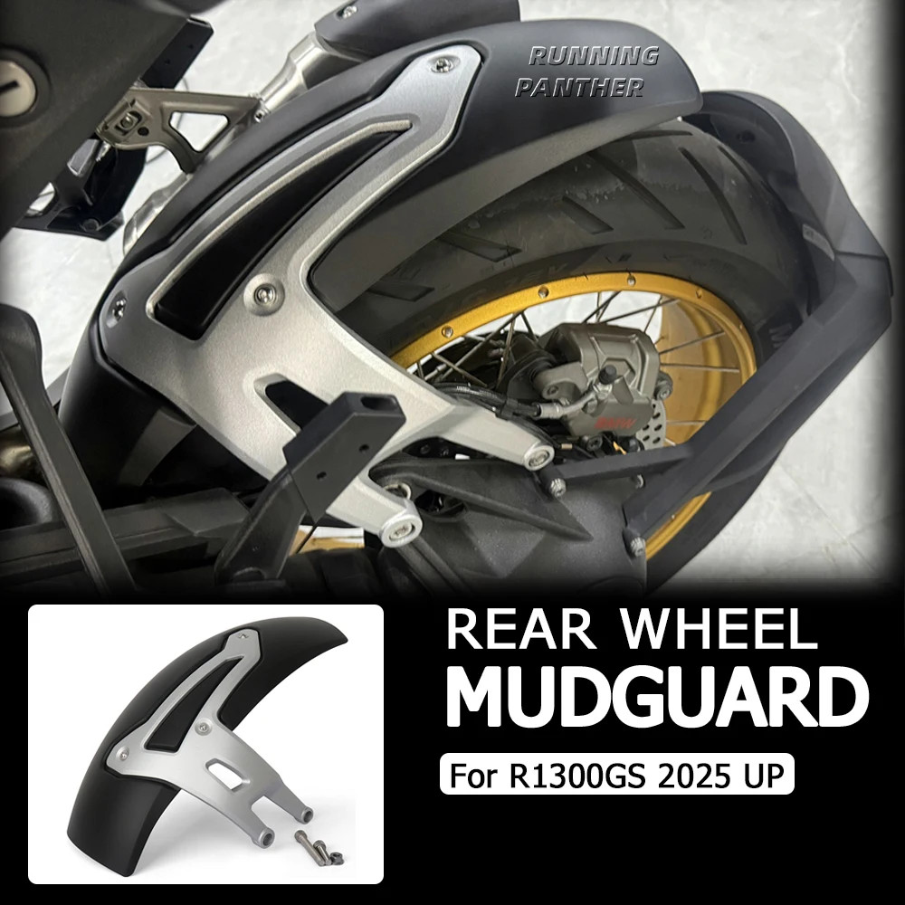 

New Motorcycle Fender Mudguard For BMW R1300 GS 2025 UP Rear Tire Hugger Splash Guard Cover R1300GS Rear Wheel Mudguard