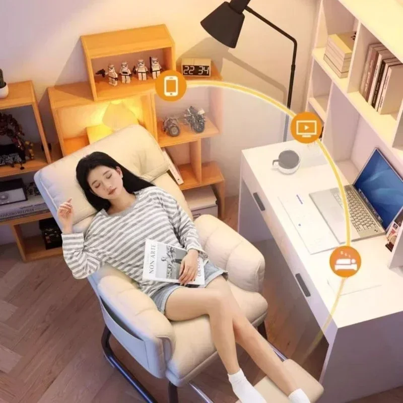 Minimalist Household Goods Computer Chair Study Sedentary Office Chair Home Comfortable Back Chair Reclining Desk E-sports