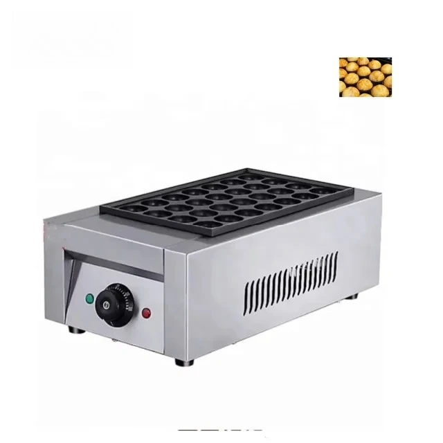 Commercial Fish Ball Furnace / Commercial Use Non-Stick Electric Takuyaki Takoyaki Maker / Street Snack Egg Processing Machine