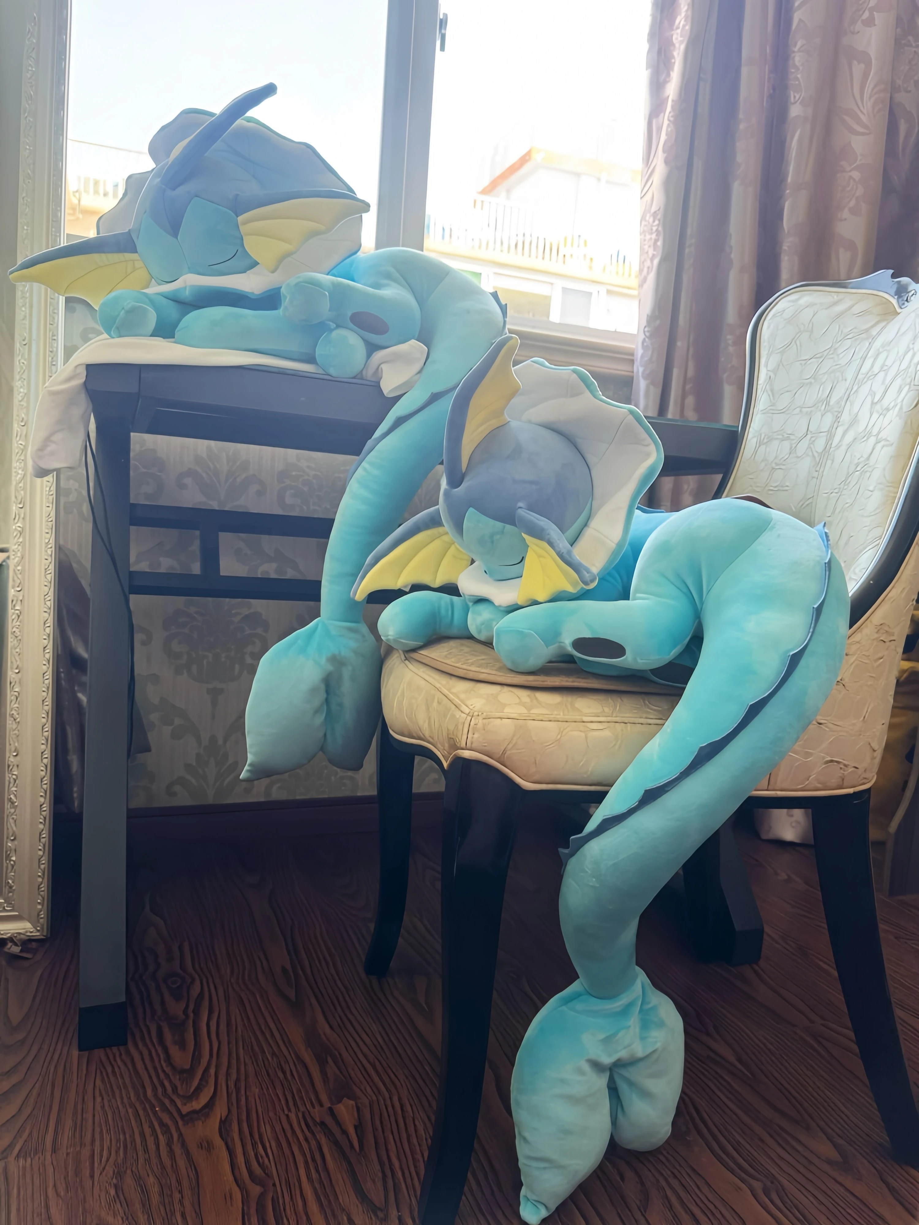 Sleeping Eevee Umbreon Big Size Vaporeon Plush Charizard Sylveon Sprigatito Piplup Riolu Popplio Mew Stuffed Doll Espurr Peluche