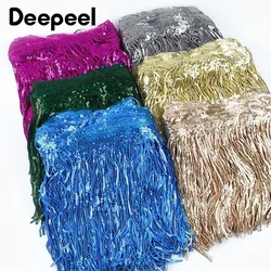 1-5Yards 20cm Fringe Tassels Clothes Sewing Fringes Lace Ribbon Dress Thread Tassel Trim Decorative Sequined Trimming Accessory