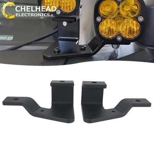 Soporte de luces duales Led, pilar A, focos de trabajo, soporte de luz antiniebla de conducción para Ford Bronco 2021 2022 2023 2024 2025