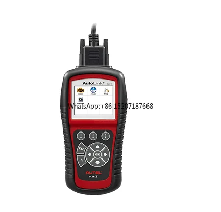 2024  AutoLink AL619 Car handheld Diagnostic tools 12V Battery Tester Check Engine Automotive Code Reader Tool