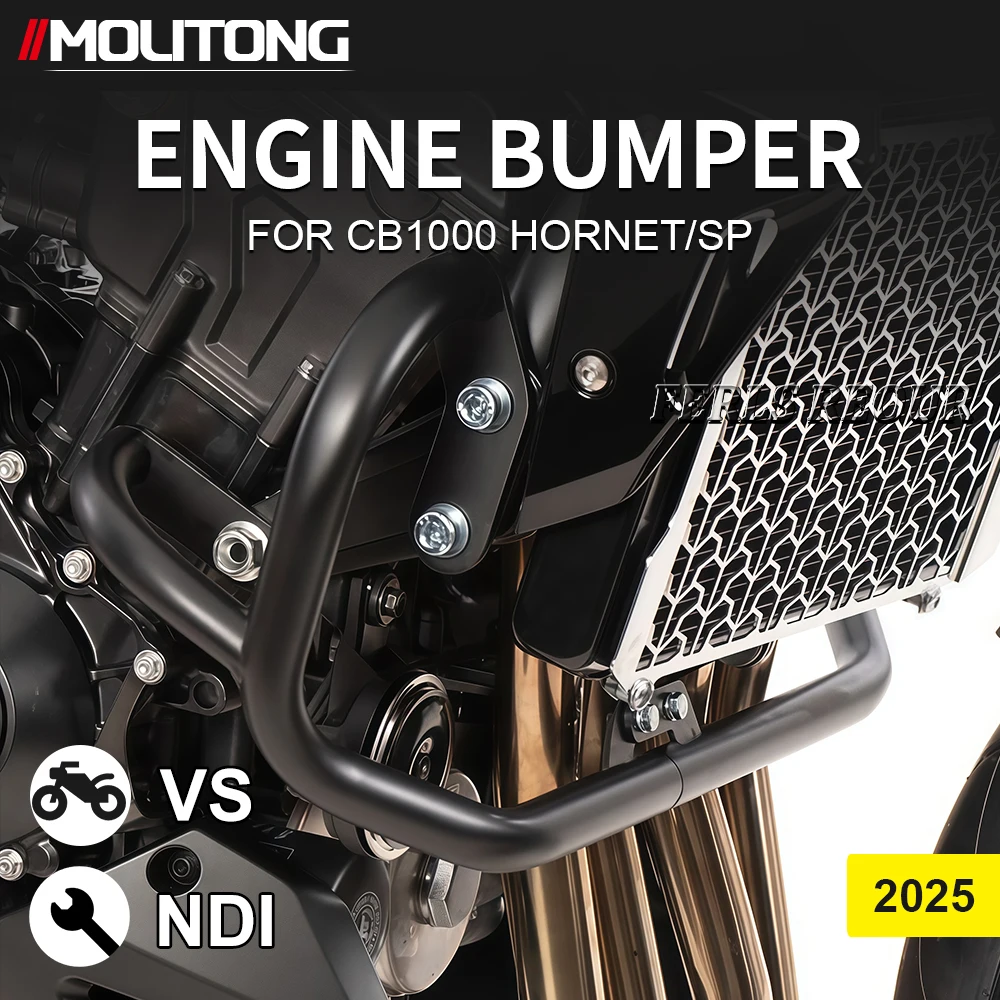 

For CB 1000 Hornet SP 2025 CB1000 Hornet 2025 Motorcycle Crash Bar Engine Guard Frame Protector Bumper Kit Anti-fall Bar Bracket