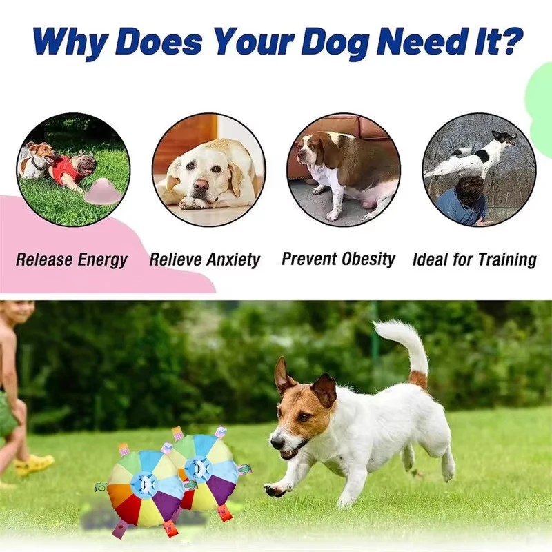 Interactive Balls Toys With Grab Tabs Dog Bite Chew Balls Pets Accessories Puppy Outdoor Training Soccer Pet Supplies