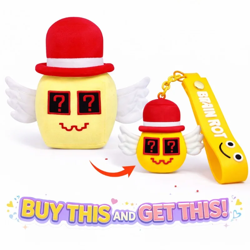 

2026 Steal A Brainrot Plushie Funny Meme Plush Toy Soft Stuffed Animal Weird Cute Doll Novelty Kids Birthday Gift Room Decor