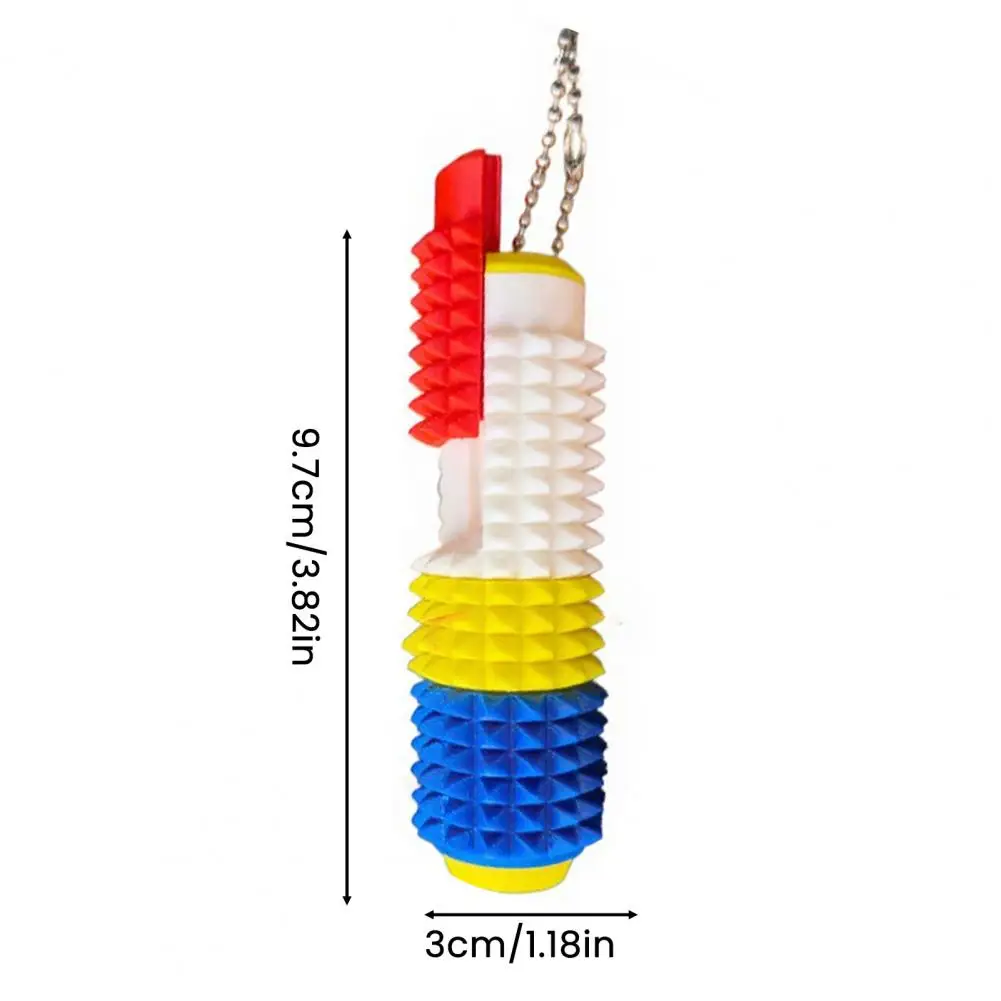 5 في 1 لعبة دوارة مسننة ثلاثية الأبعاد مطبوعة شائكة الألم ستيم المفاتيح الميكانيكية انقر سبينر لعبة تململ حسية صغيرة لتخفيف التوتر