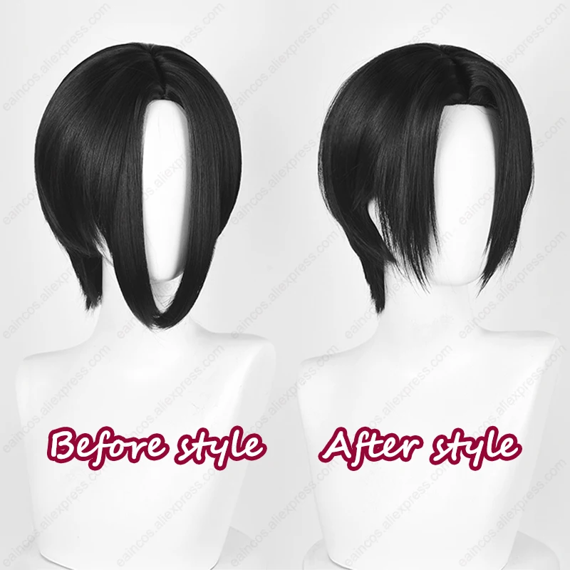 Anime nana nana osaki cosplay perücke 28cm schwarze kurze perücken hitze beständiges synthetisches haar