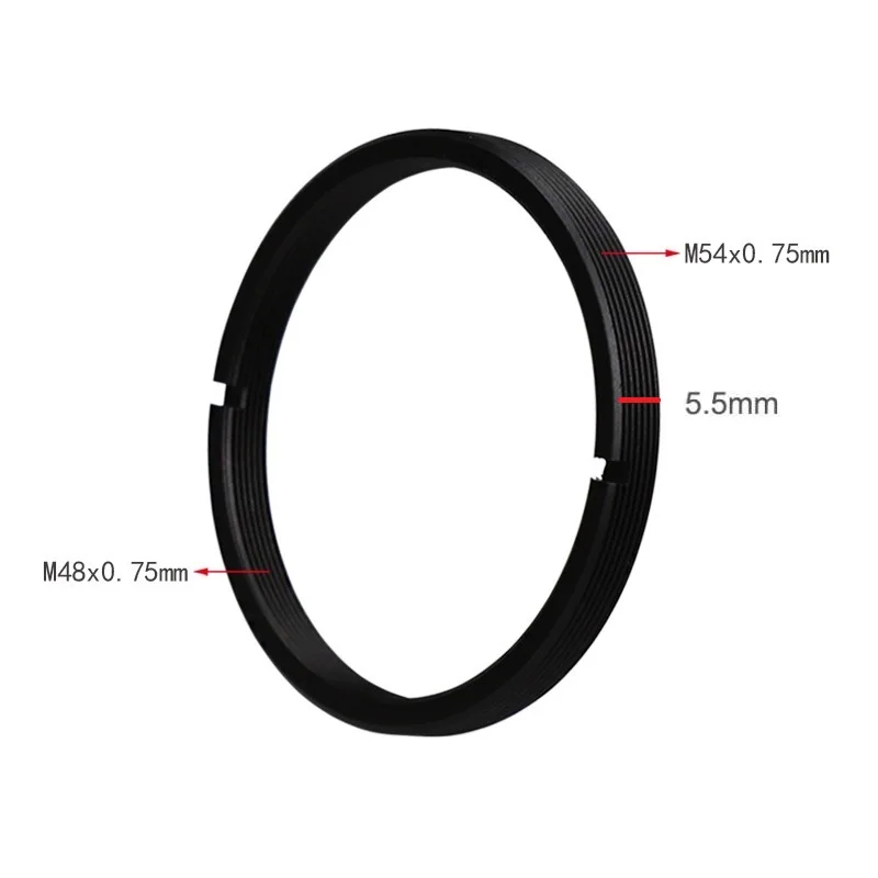 Female Thread M48 M42 to Male Thread M54 T T2 Astronomical Telescope Photography Adapter Ring Accessories M42x0.75 M48x0.75