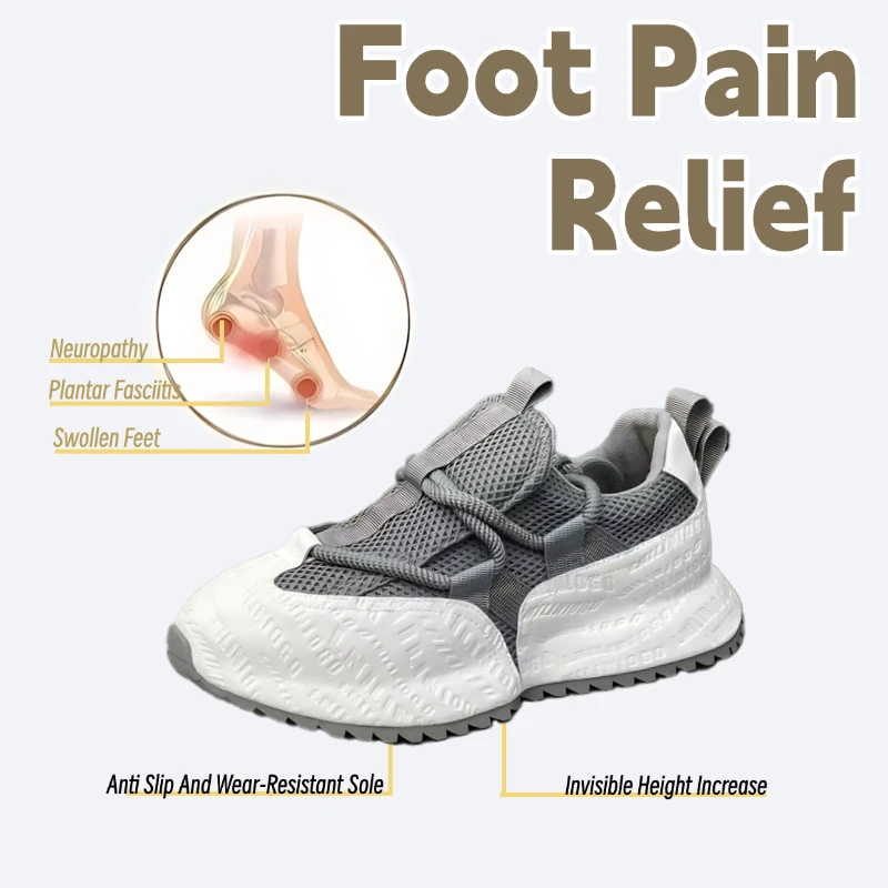 

LiveDay Men's Chunky Sneakers Designer Cover Bottom Board Fashion Comfortable Casual Shoes Breathable Height Increasing Shoes