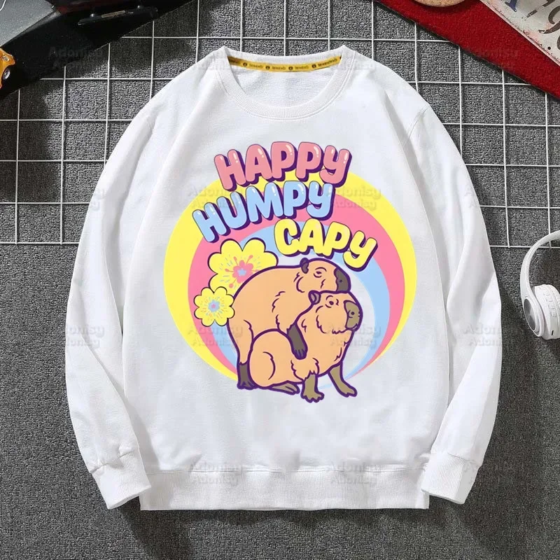 

Funny Animals Capybara Cartoon Cute Men's Hoodies Spring Autumn Male Casual Hoodies Sweatshirts Men's Hoodies Sweatshirt Tops