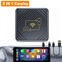 2 in 1 Wireless Carplay Android Adapter Smart Ai Box Wireless Adapter Fast Convert Wired Android Auto to Wireless