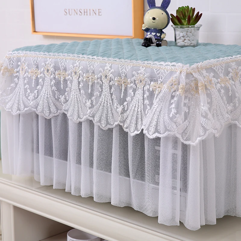 

Lace Dust Cover for Microwave Oven, Oil-proof Cover, Dust Protection, Pastoral Style, Kitchen Accessories Supplies, ZH379