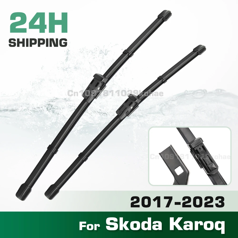 

Набор щеток переднего стеклоочистителя GREATROAD с левым рулем и правым рулем для Skoda Karoq 2017-2023, щетка для лобового стекла 26 "+ 18"