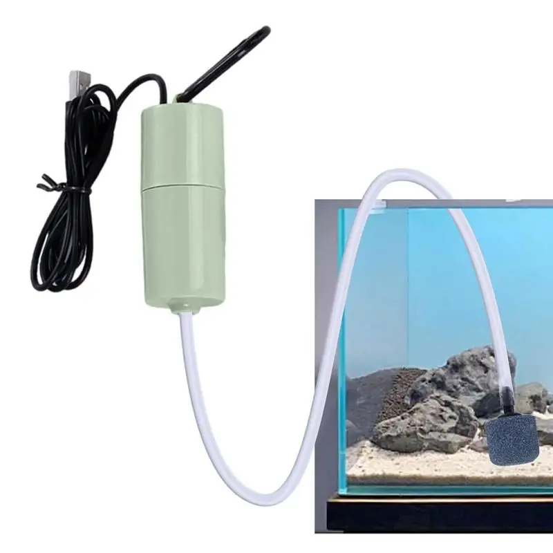 USB Aquarium Pumps Oxygen Supplement Air Pump Fish Tank Quiet Pumping Tool Aquatic Products Essentials For Truck Home Vehicle