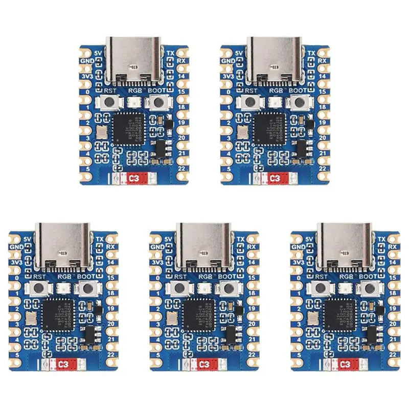 

Плата для разработки Ingenious-5X ESP32 C6 Zero с Wi-Fi 6, мини-модуль ESP32, двухпроцессорный, поддерживает Wi-Fi 2.4 ГГц и модуль Bluetooth LE
