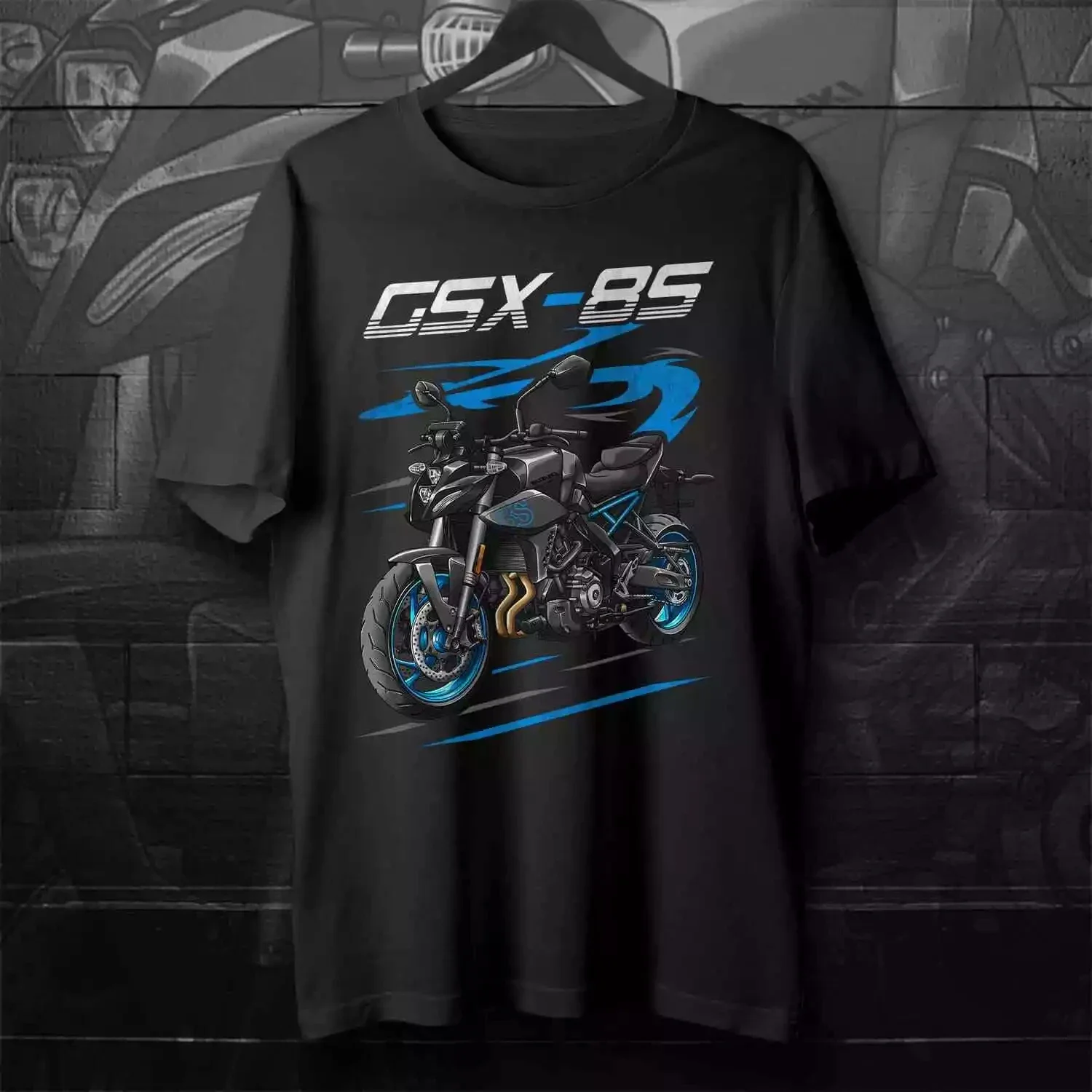 

2025 Summer Cotton Round Neck Short Sleeves for Men Women Suzuki GSX-8S 2023-2024 - Motorcycle T-Shirt for StreetNaked Riders