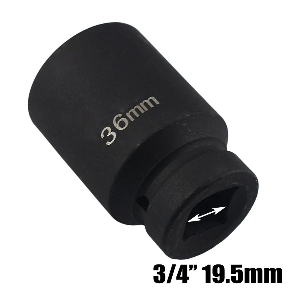 36mm Hex Impact Wrench Drive Inner Hexagon 3/4Inch Socket Wrench 78mm For Car Repair Home Repair Workshop Work