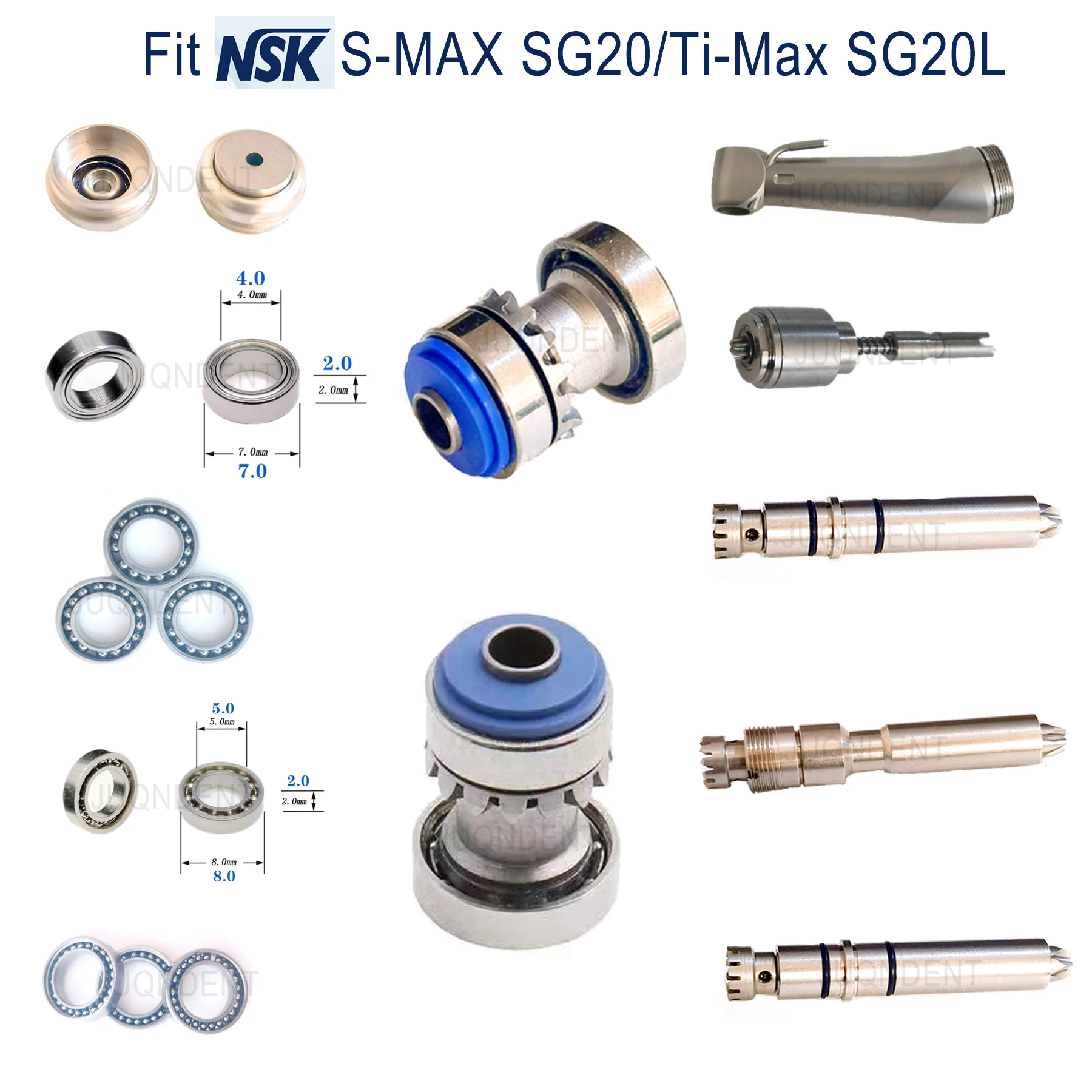 Dental Cartridge Drive Shaft For NSK S-MAX SG20 TI-MAX SG20L 20:1 Implant Handpiece Dentistry Accessories Handpiece Parts