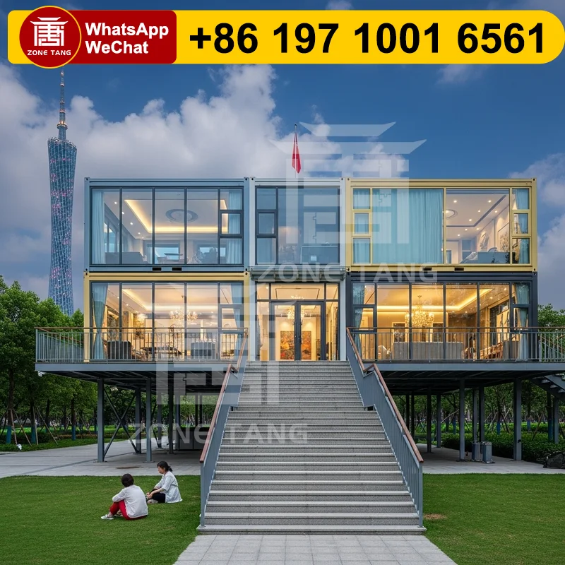 

Temporary Housing Prefab Cabins Fabricated Homes Fireproof Wind Resistance Energy Saving System Flat Pack House Homes For Sale