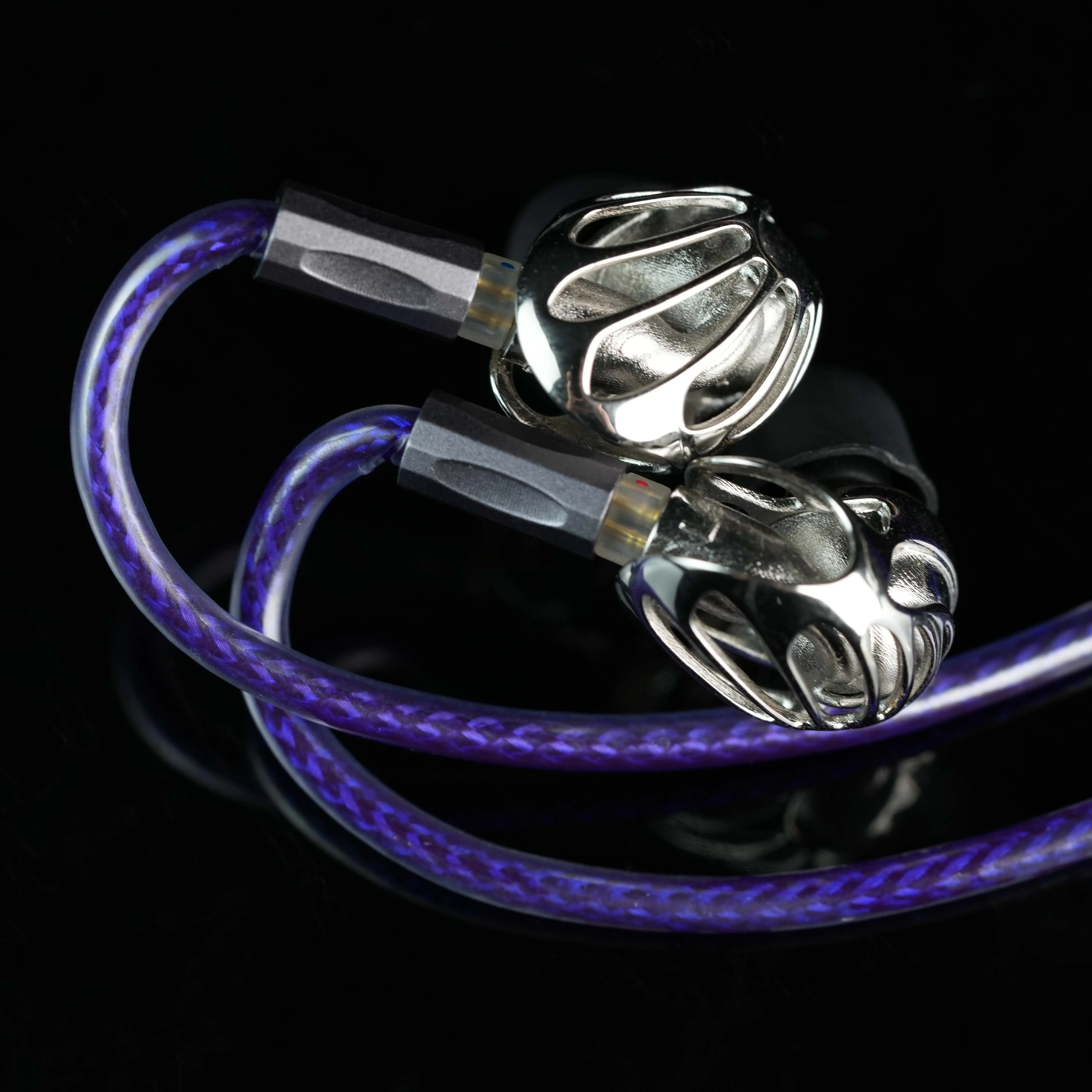 TRKAPLST-50 7N OCC Posrebrzany Kabel Słuchawkowy 2.5 3.5 4.4mm Zbalansowany Kabel Ulepszający Do IE900 0.78mm Wpuszczany 2-Pinowy MMCX HIFIMAN — zdjęcie produktu 6
