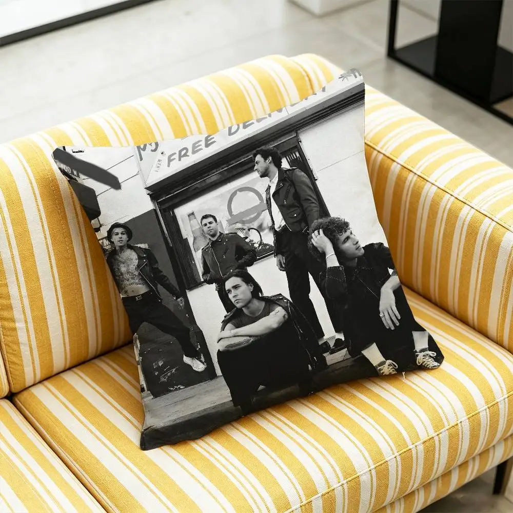 For Jesse Rutherford The Neighbourhood NBHD Throw Pillow Cover Case Custom Gift Decorative Pillowcase Accent Cushion Covers