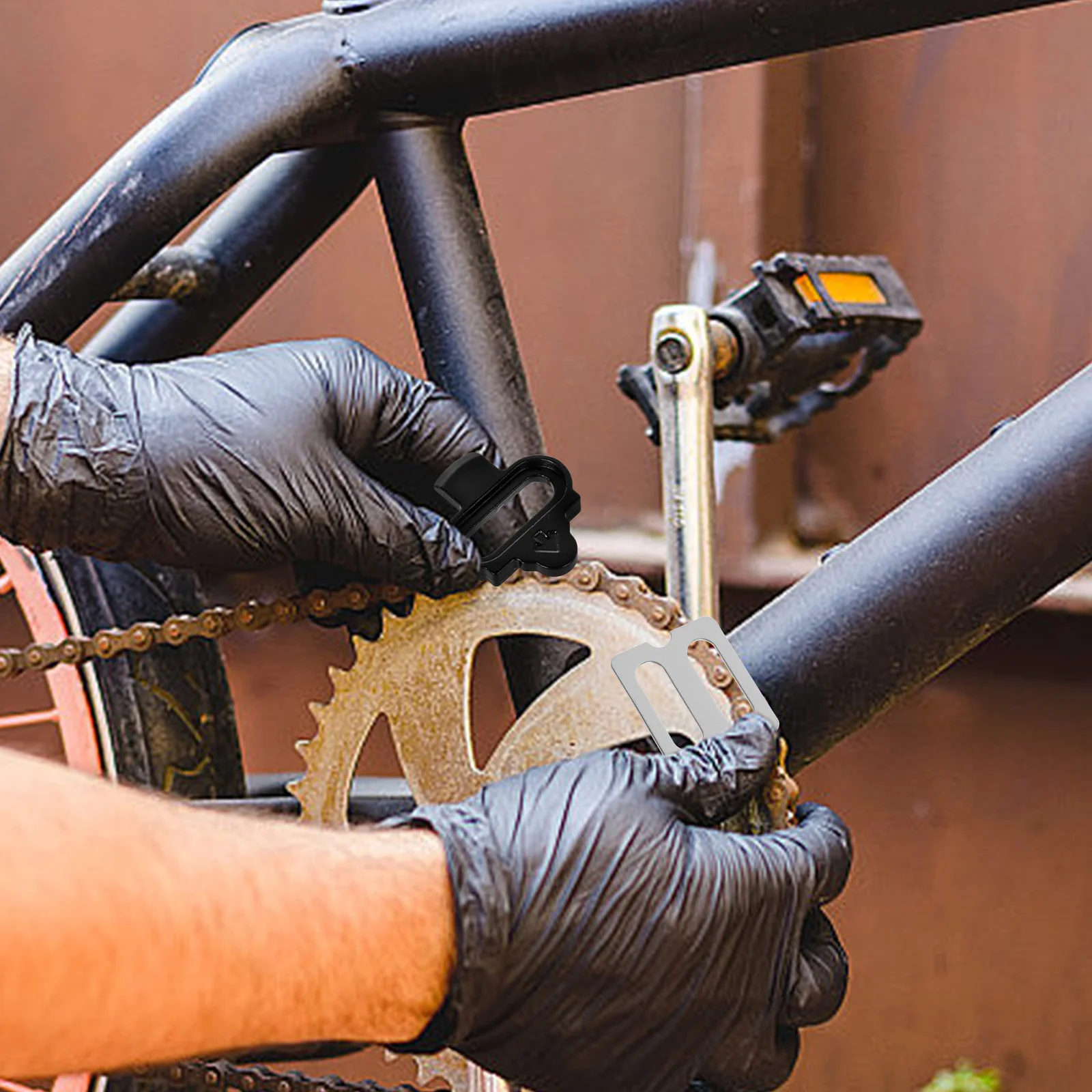 

1 Set Metal Cycling Cleats Mountain Selflocking Pedal Replacement Lightweight Durable Shoe Clips Road Bike Accessories Cleat