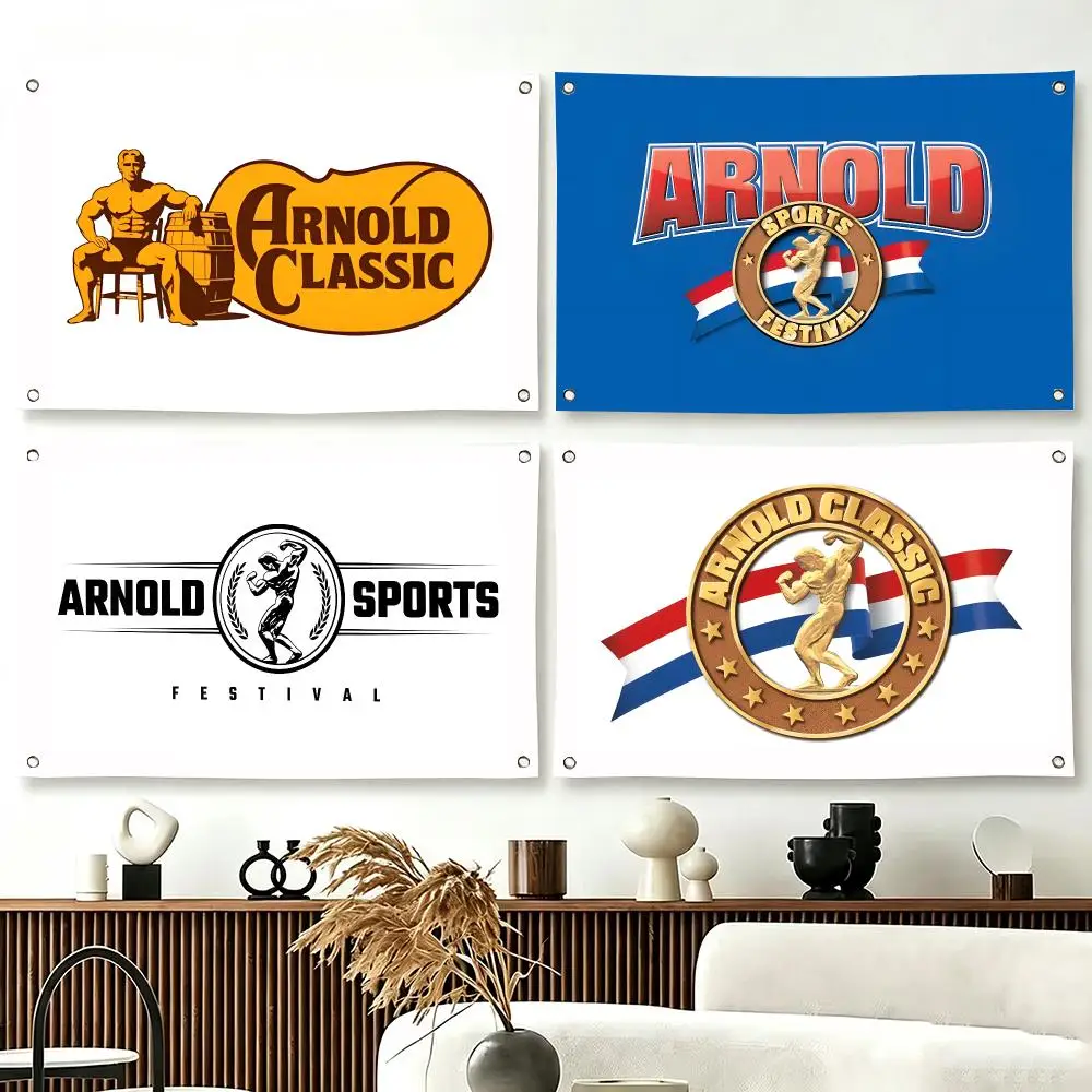 popular Arnold Classic Flags  For Living Room Home Dorm Decor Wall Outdoor Camping Party Banner Gifts