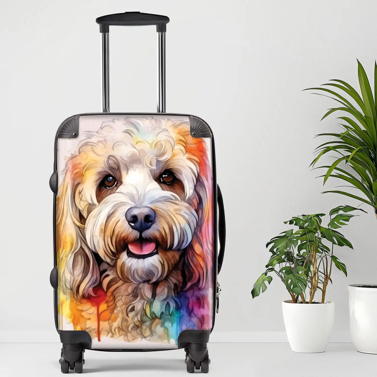

Cockapoo Luggage, 20/24/28 Inch Luggage, Carry-On, Custom Luggage, Luggage Set, Suitcase, Travel, Vacation, Cabin Suitcase, Cust