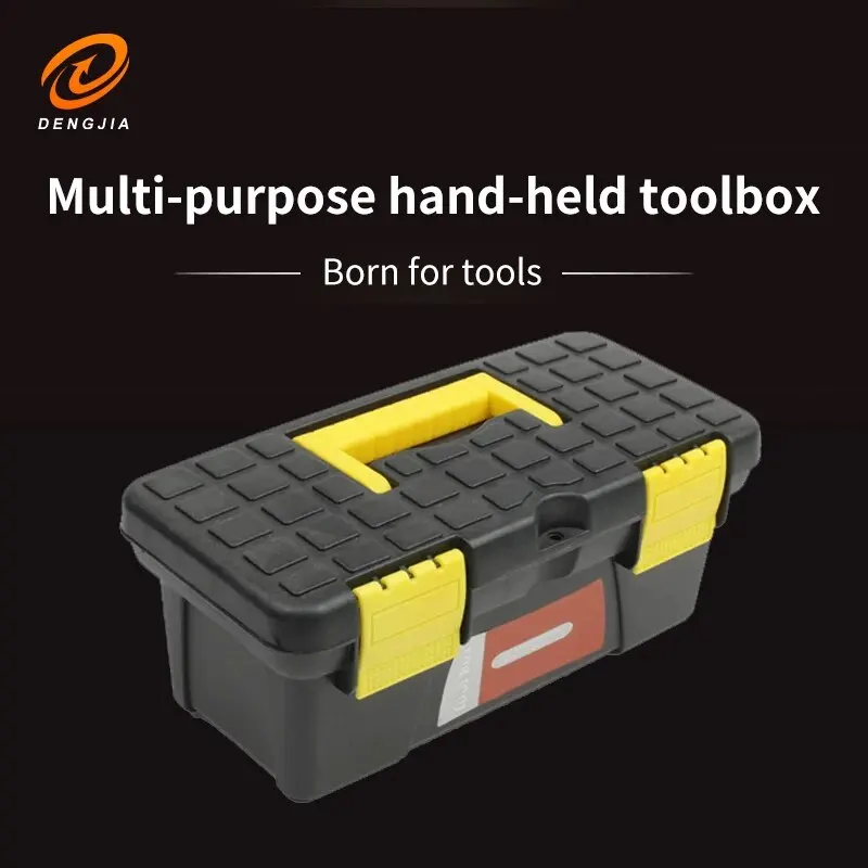 Reinforced Pressure Resistant 10 Inch Home Art Storage Box Auto Repair Tools Parts Storage Box Plastic Hardware Toolbox