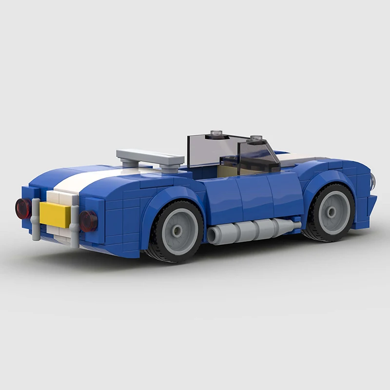 MOC Car Cobra AC289 F1 Racing Vehicle Shelby Building Block Speed Champions Super Race brick Christmas Day Gift City Technical