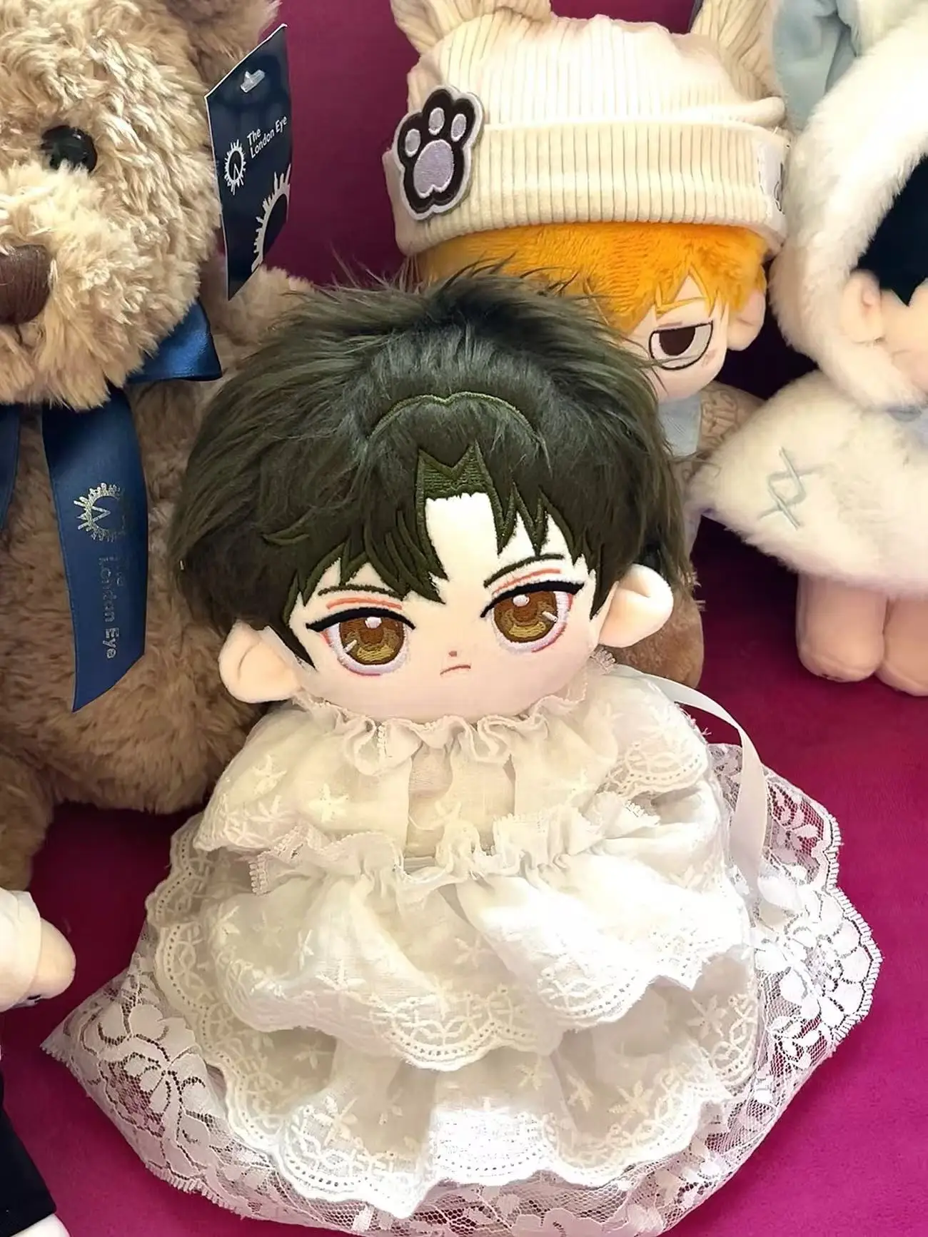 

Stuffed 20cm Game Anime The Prince of Tennis - Tezuka Kunimitsu Character Traits Plush Doll Toy Soft Dress Up Cotton Kid Gift