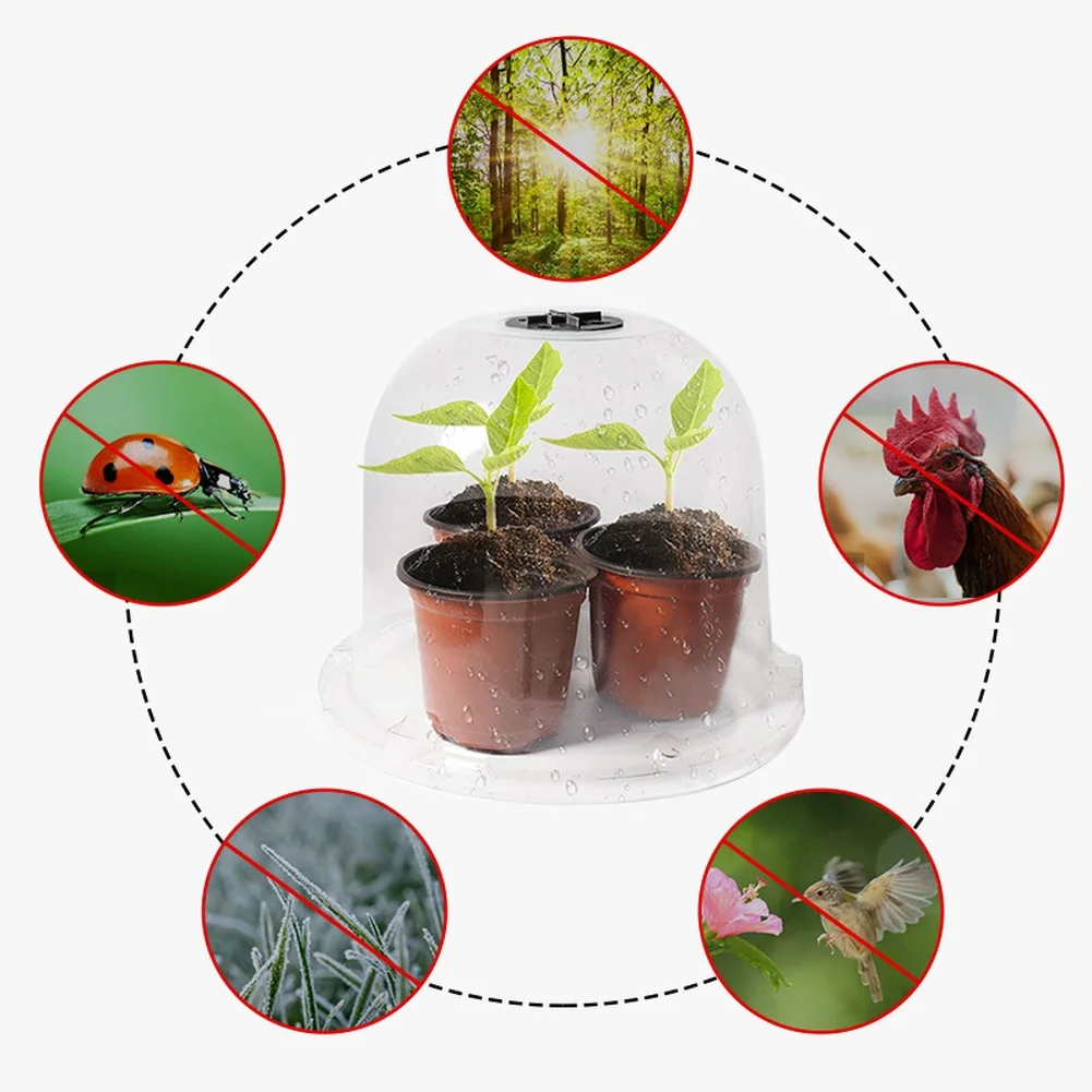 Plant Cover for Indoor For Gardening with Ventilation Holes and Edge Lock Mechanism for Reliable Pot Attachment