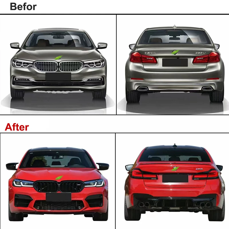 For  5 Series G30/38 update 21 MODEL M5 front Auto Parts car body kit Primer front rear body parts full set