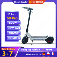 S9Pro Electric Scooters 600W Motor 48V15AH Battery Large LED Display Electric Skateboard 10-inch Tire City Fold Scooter Electric