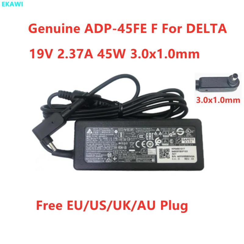 การรีวิวและแนะนำอแดปเตอร์ AC สำหรับแล็ปท็อป Genuine DELTA ADP-45FE F 19V 2.37A 45W 3.0x1.0mm
