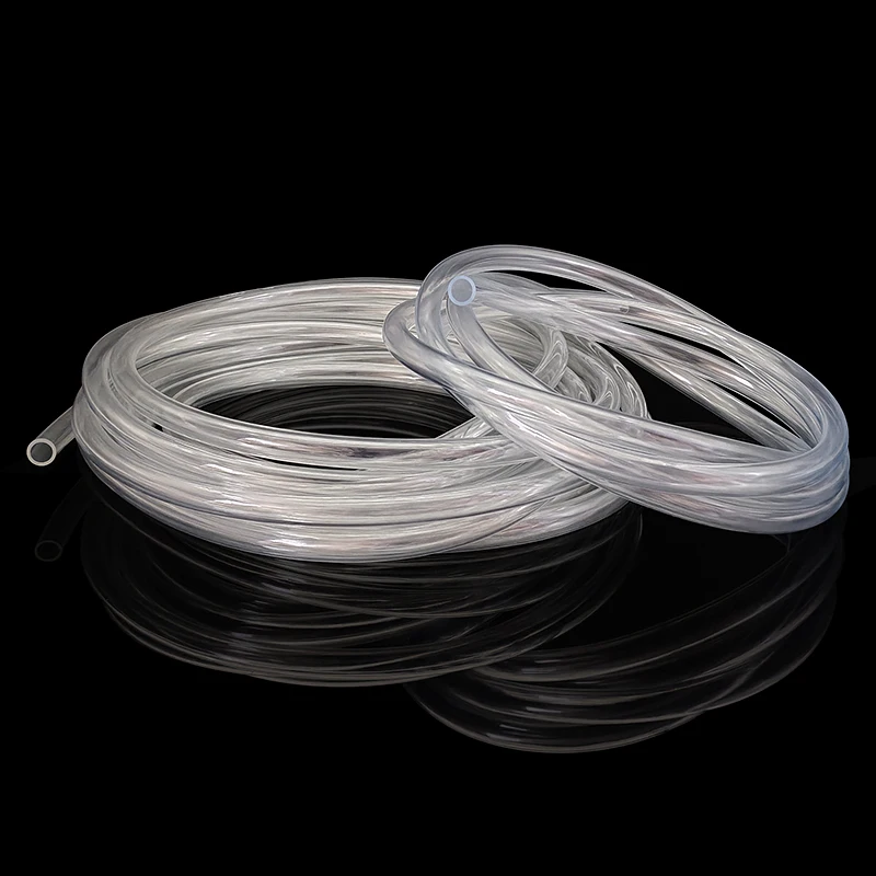 High Quality Transparent Odorless PVC Plastic Hose 2~12mm Flexible Water Pump Tubing for Aquarium Fish Tank & Garden Irrigation
