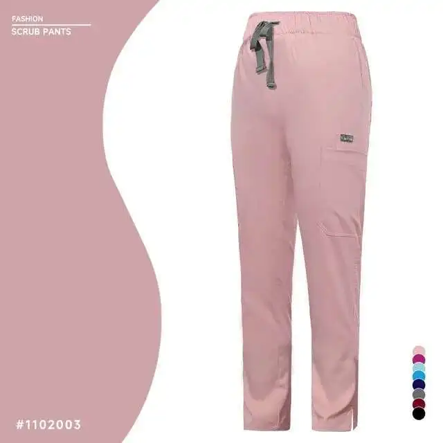 

Solid Color Scrubs Lab Surgical Unisex And Uniform Work Nurse Accessories Medical Doctor Pants