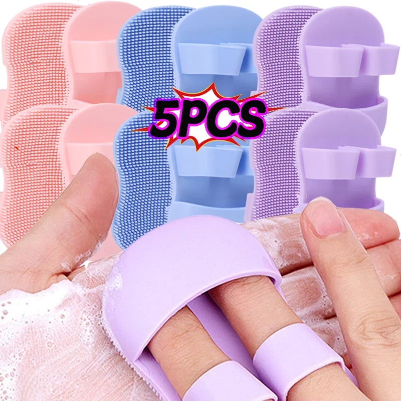 Silicone Face Scrubber for Men and Women Facial Cleansing Brush Silicone Face Wash Brush Manual Cleansing Skin Care Face Brushes