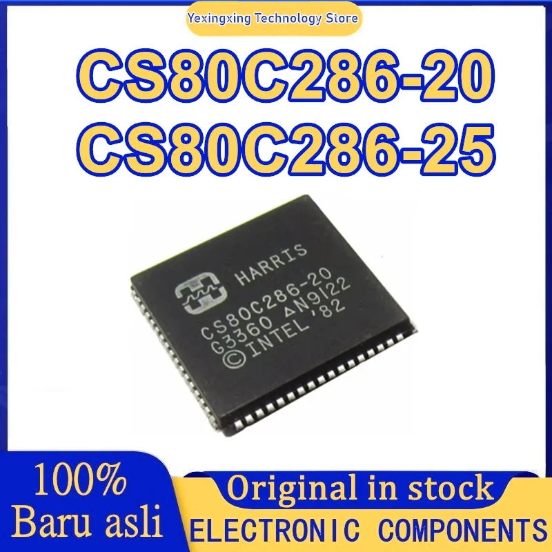 CS80C286-20 CS80C286-25 PLCC IC-Chipsatz Neu auf Lager